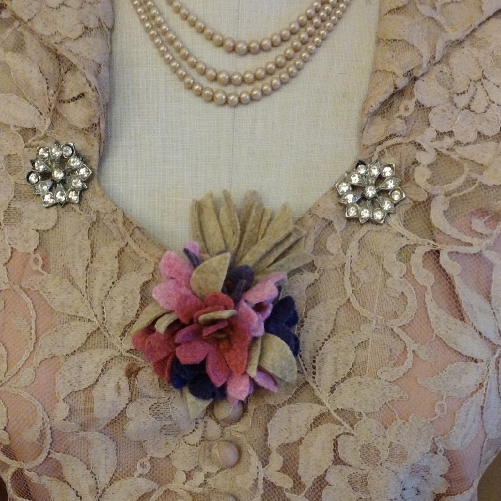 Felt Flower Corsage